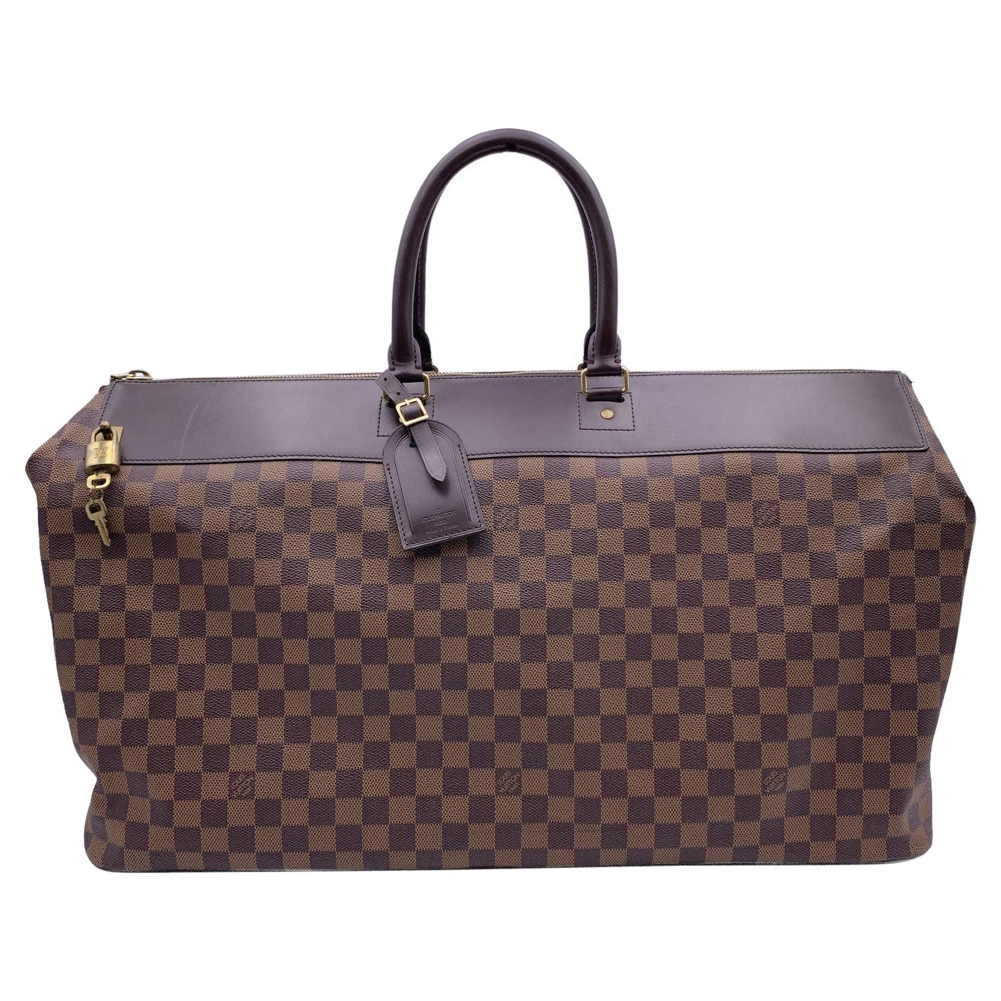 Louis Vuitton Vintage Damier Ebene Greenwich GM Travel Bag N41155