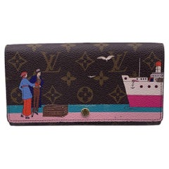 Louis Vuitton Monogram Canvas Illustre Transatlantische Sarah Brieftasche mit Monogramm