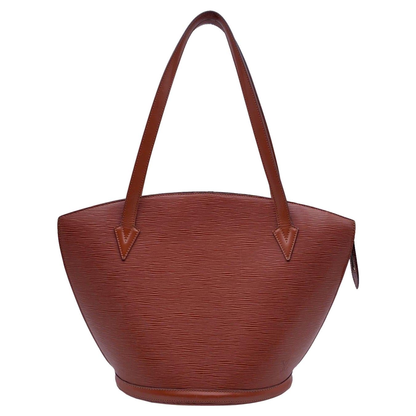 Louis Vuitton Vintage Epi Red Leather Saint Jacques GM Tote Bag For Sale