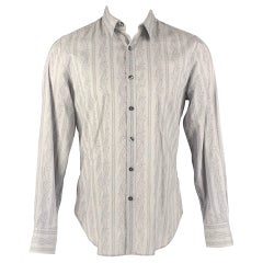 PAUL SMITH Size M Purple Lavender Floral Cotton Long Sleeve Shirt