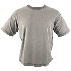 JOHN ELLIOTT Size XS Grey Cotton Short Sleeve Shirt