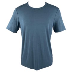 THEORY Size M Blue Modal Blend Jersey T-shirt