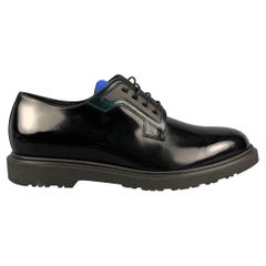 PAUL SMITH Size 10 Black Leather Lace Up Shoes