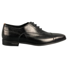 PAUL SMITH Size 8 Black Leather Lace Up Dress Shoes