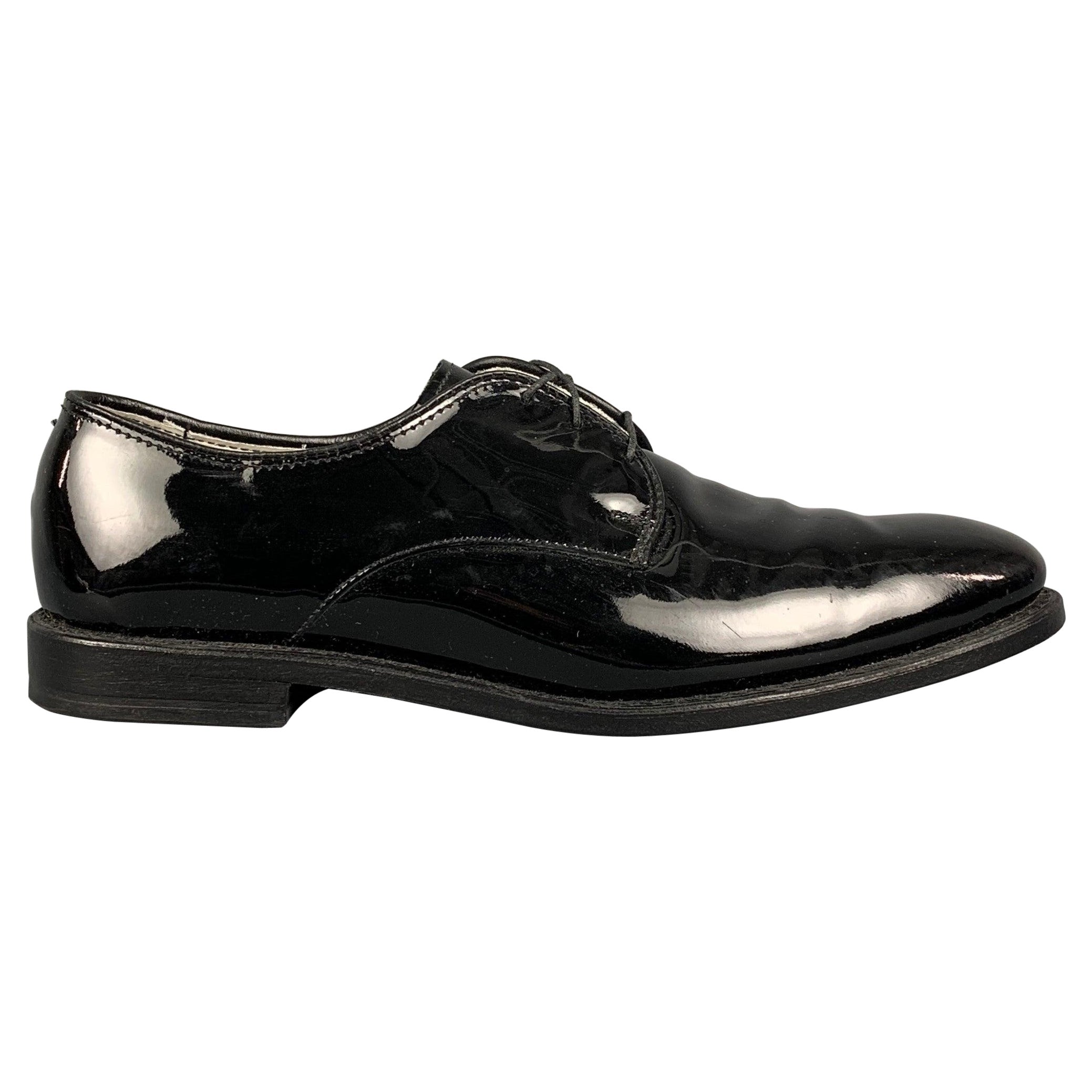ALLEN EDMONDS Mayfair Size 9 Black Leather Lace Up Shoes For Sale