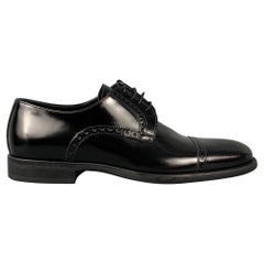 ARMANI COLLEzioni Taille 8 - Chaussures noires perforées à bout ouvert