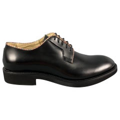 PAUL SMITH Size 11 Black Leather Lace Up Shoes