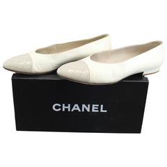 Chanel Beige Flats Size 8, 5