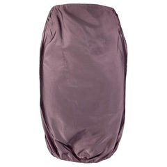 PRADA Size 4 Lilac Silk Solid Skirt