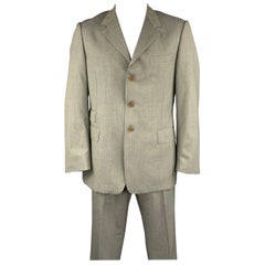 PAUL SMITH The Byard Taille 44 Regular Grey Wool Notch Lapel Suit