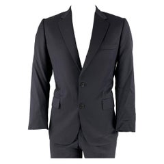 PAUL SMITH Size 42 Navy Wool Cashmere Notch Lapel Suit