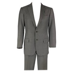 Used ERMENEGILDO ZEGNA Size 42 Grey Wool Single breasted 33 27 Suit