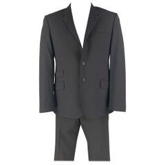 PAUL SMITH Size 42 Regular Black Wool Single Breasted Suit