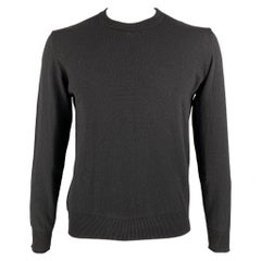 D&G by DOLCE & GABBANA Size 44 Black Knit Wool &  Acrylic Crew-Neck Pullover
