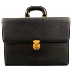 Used BALLY Black Leather Briefcase Bags