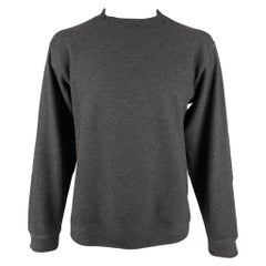 GIORGIO ARMANI Size L Gray Wool Mock Neck Sweater