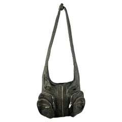 Used ALEXANDER WANG Green Leather Hobo Handbag
