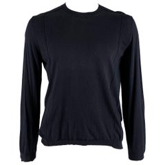 Used MARNI Size L Navy Cotton Pullover