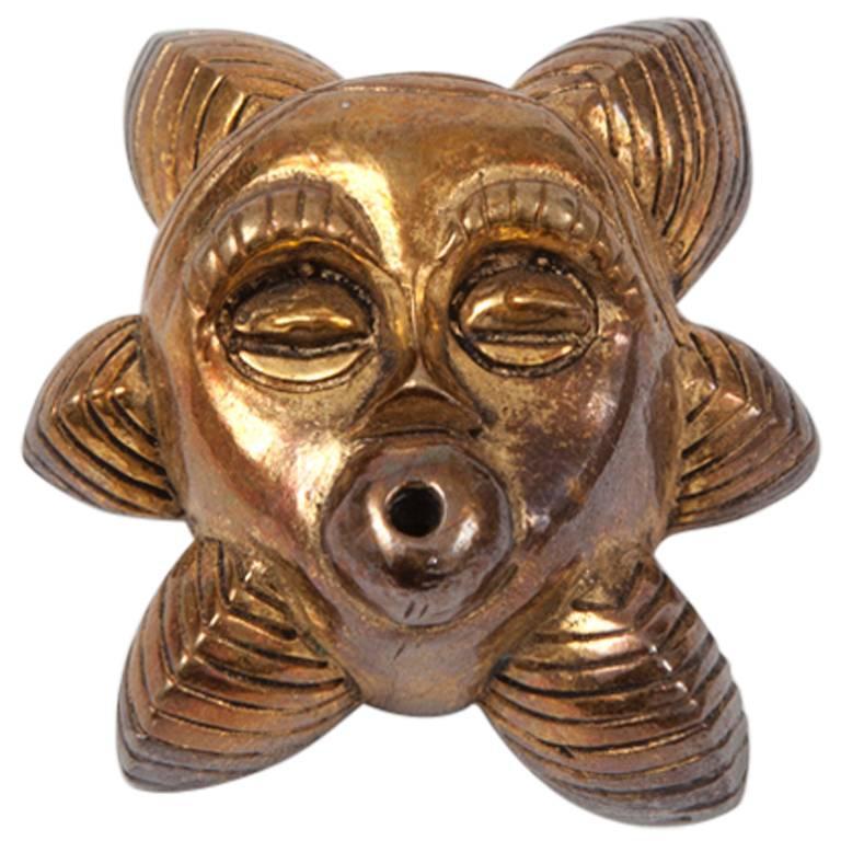Isabel Canovas Kenyan Kamba Mask Brooch at 1stDibs