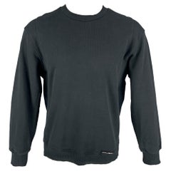 3.1 PHILLIP LIM Size S Black Cotton Crew-Neck Sweatshirt