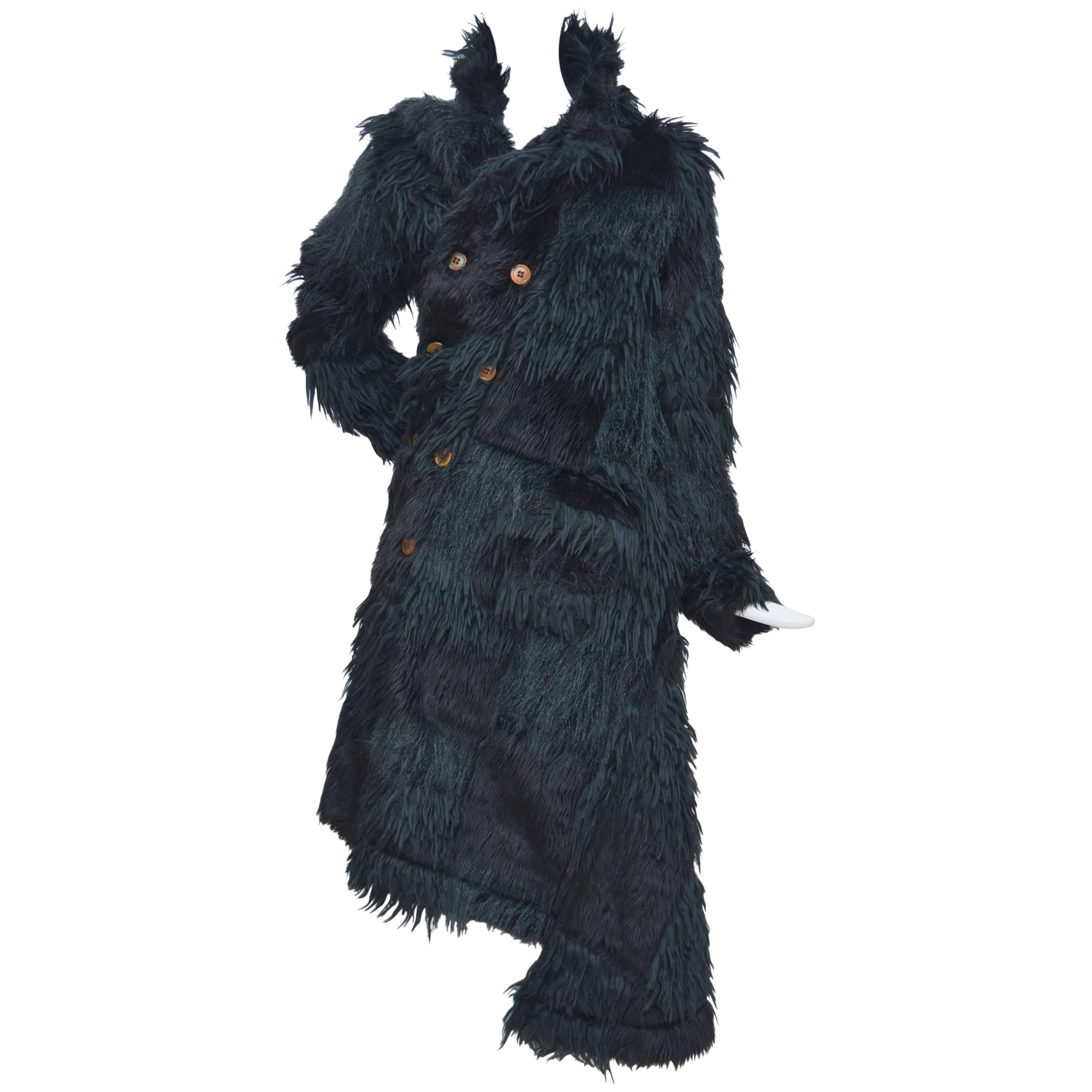 Comme Des Garcons  Faux  Fur Coat Metropolitan Museum NY, AD 2002  