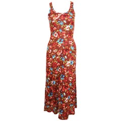 Retro 1970's ALLEY CAT by BETSEY JOHNSON floral dress