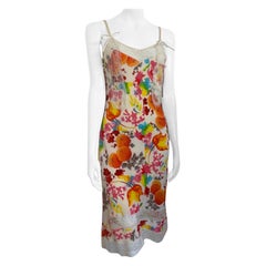 2000s Christian Dior by John Galliano Floral Dress