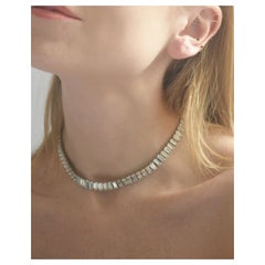 VINTAGE 1950 WEISS DIAMANTÉ BAGUETTE CHOKER