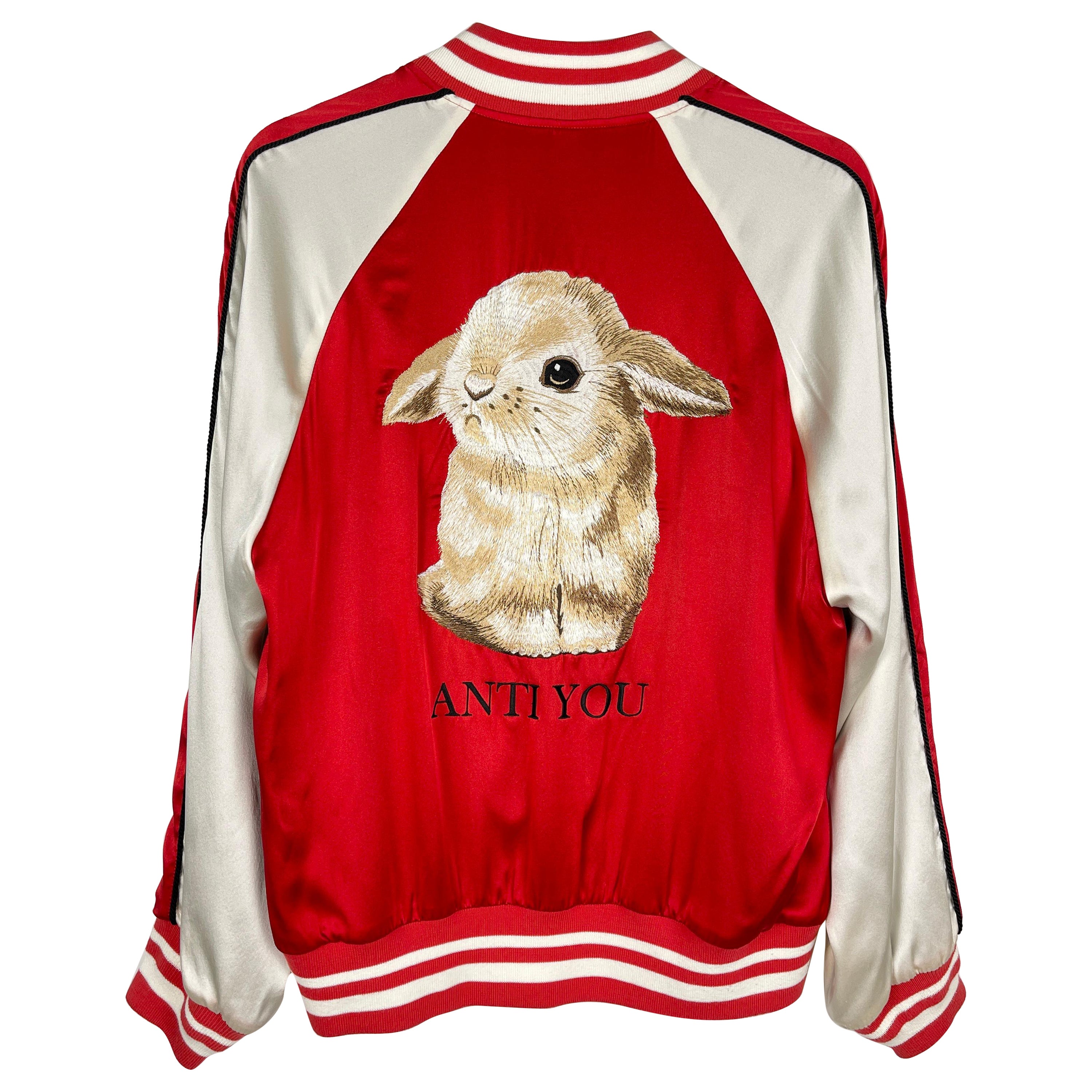 Undercover S/S2023 Anti-you Rabbit Bomber Jacket For Sale