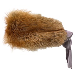 2003 Vintage Tom Ford for YSL Fox Fur Stole as seen on Rihanna
