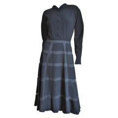 Lanvin Designer Antonio Castillo 1950er Jahre Geometrisches Rockkleid