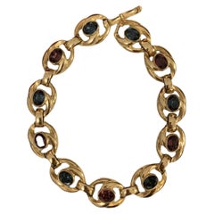 Christian Dior Used Large Glass Crystal Necklace. Dior Vintage