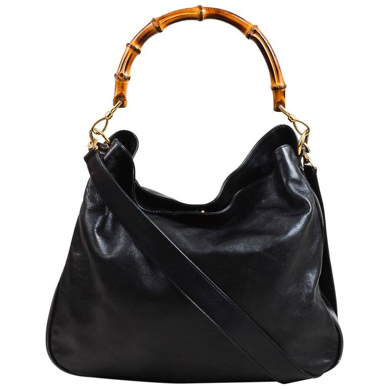 Bamboo handle2way bag／mesh black leather Bamboo Bag – Venavena.com
