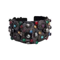 Henry Dunkelsilbernes Metall-Manschettenarmband