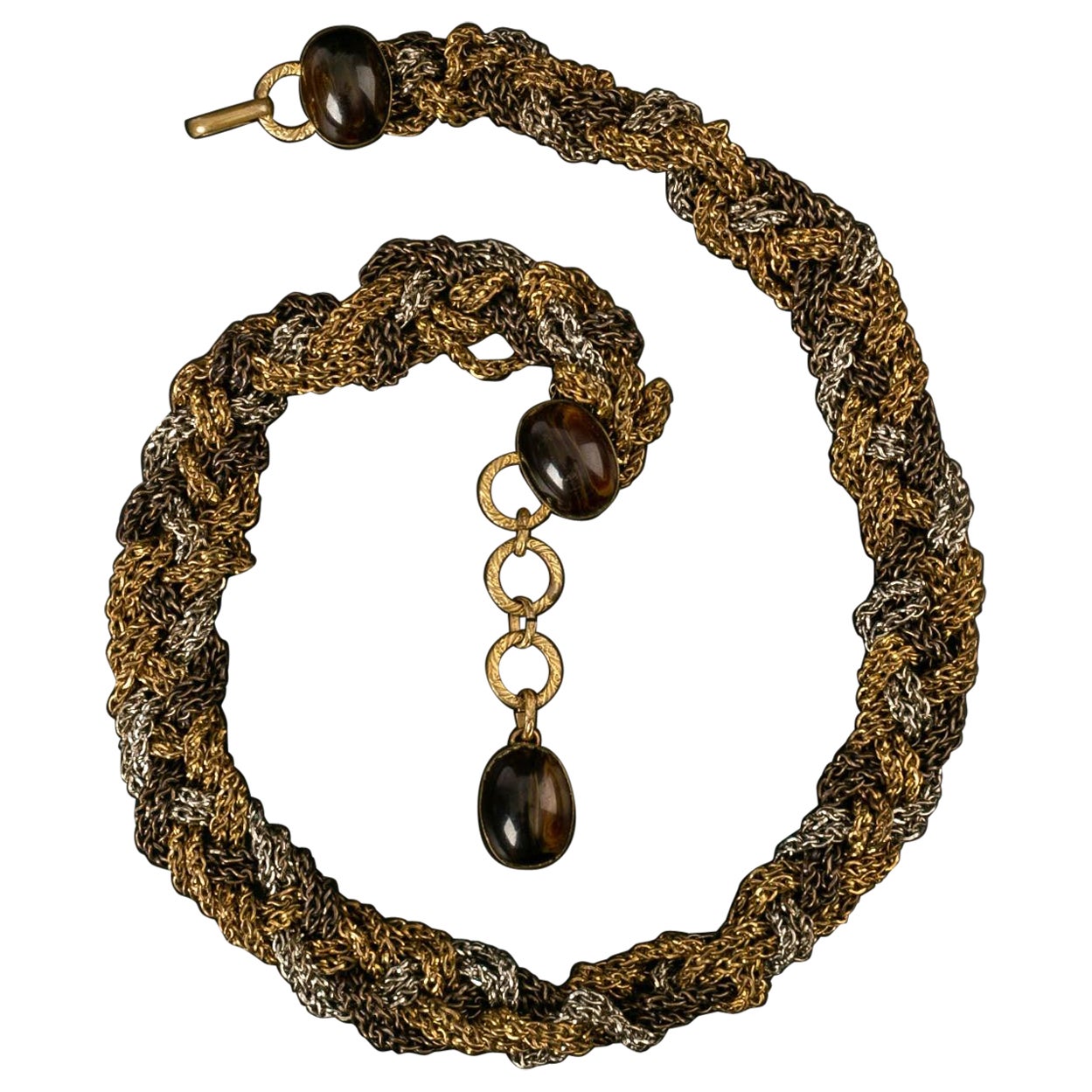 Yves Saint Laurent Intertwined Chains Belt, 1960s-1970 For Sale