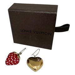 Vintage Louis Vuitton Orecchini Fragola Pented 