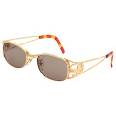 Gold vintage Jean Paul Gaultier Sunglasses 58-5101