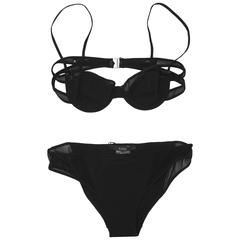 Gucci Black Mesh Bikini 9