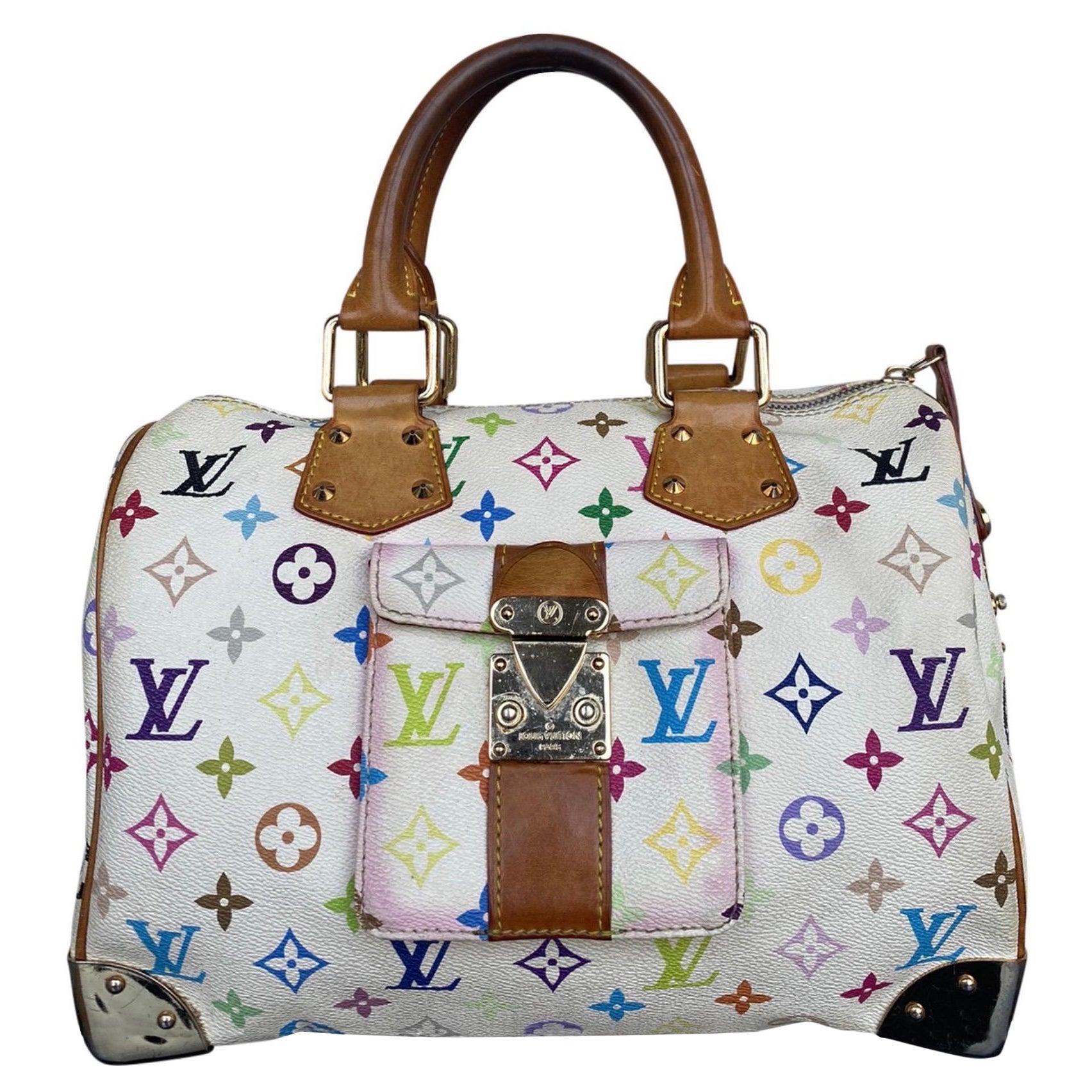 Louis Vuitton Speedy 30 Murakami bag For Sale