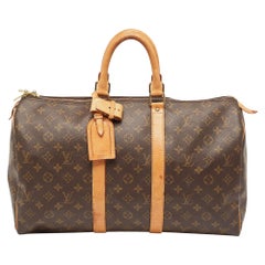 Louis Vuitton Monogram Canvas Keepall 45 Bag