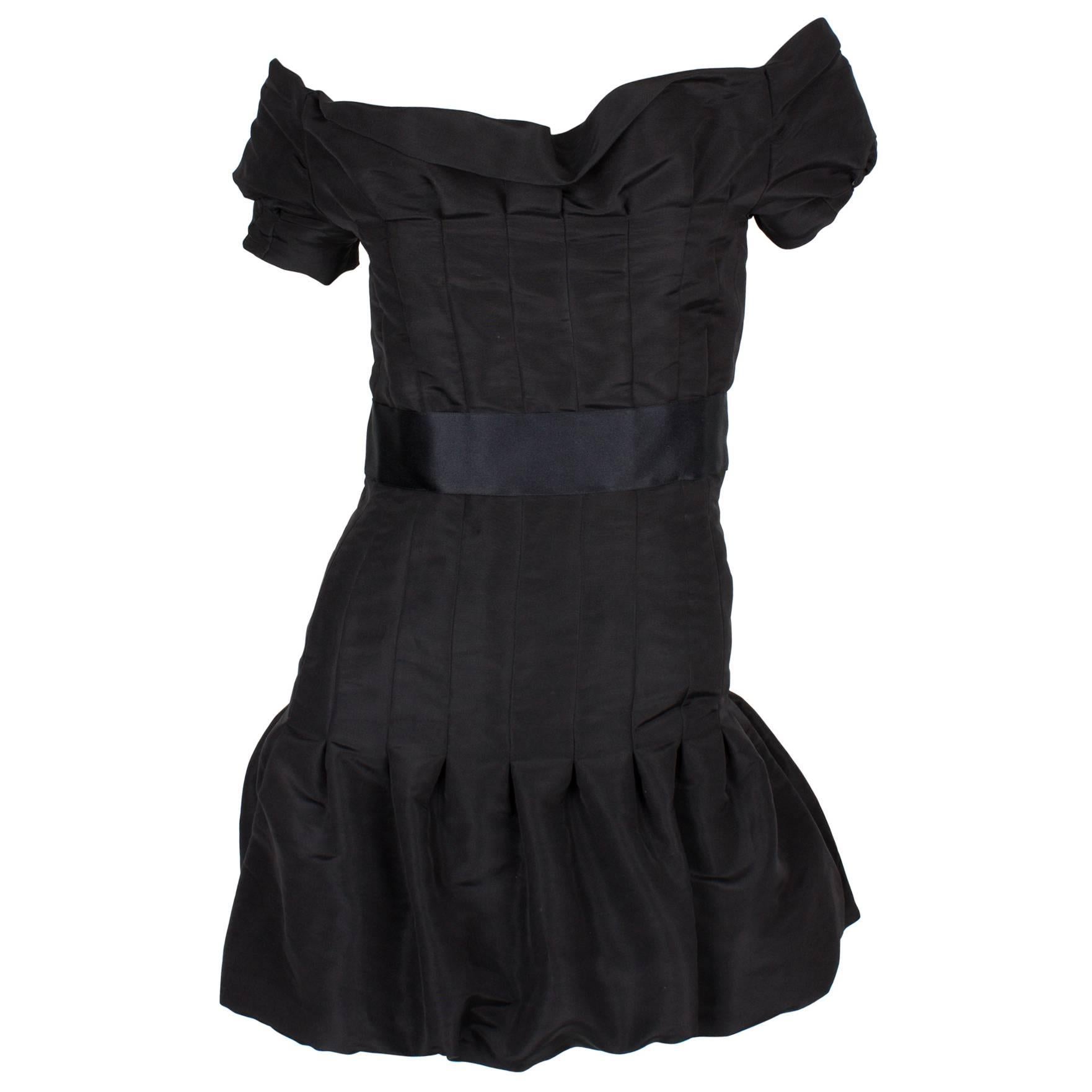 Chanel Silk Dress - black 2005 For Sale