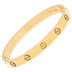 Cartier Love Armband aus 18 Karat Gelbgold 16