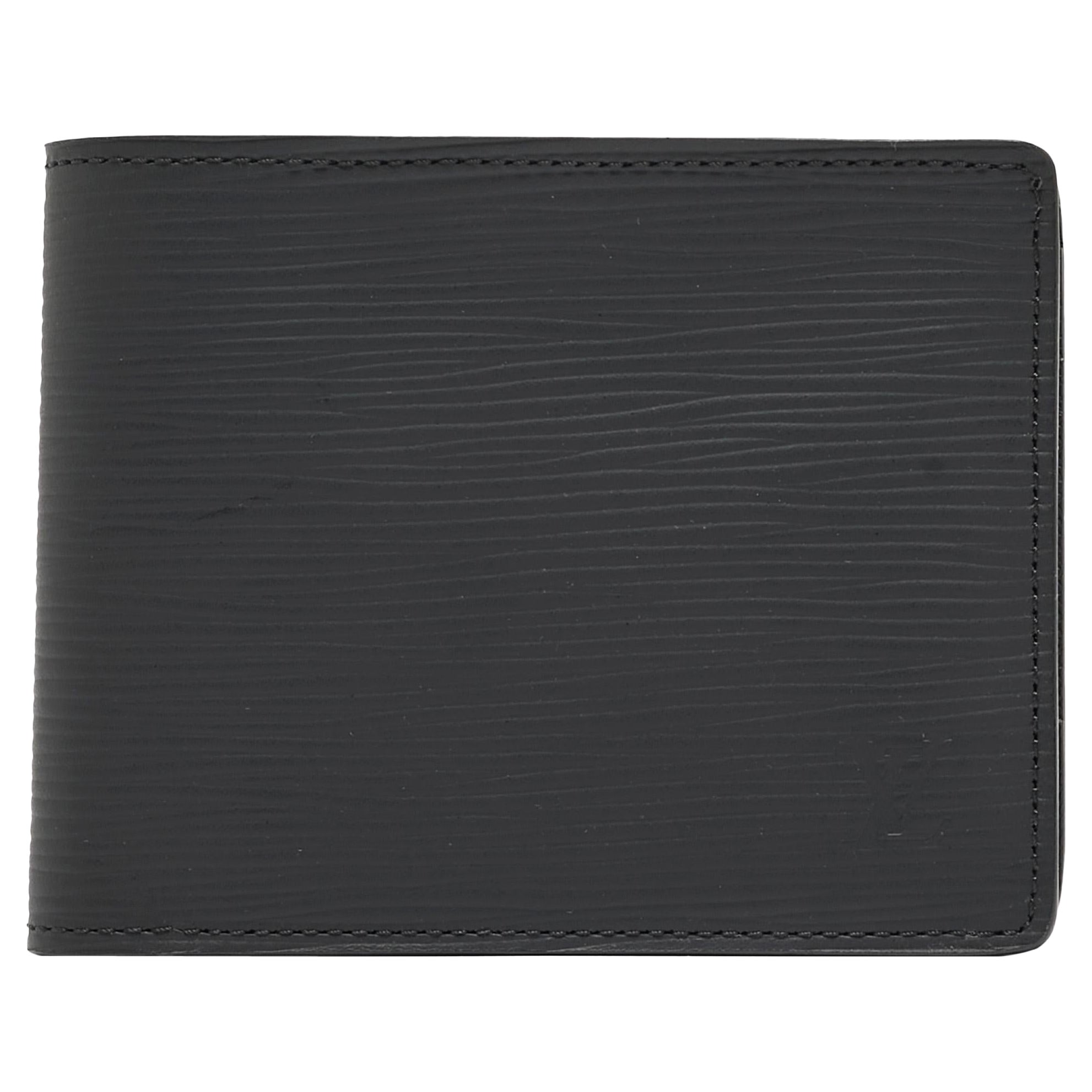 Louis Vuitton Black Epi Leather Multiple Wallet
