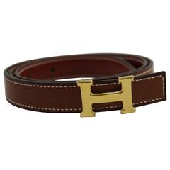 Hermes mini Constance Belt. Size 29 inches.