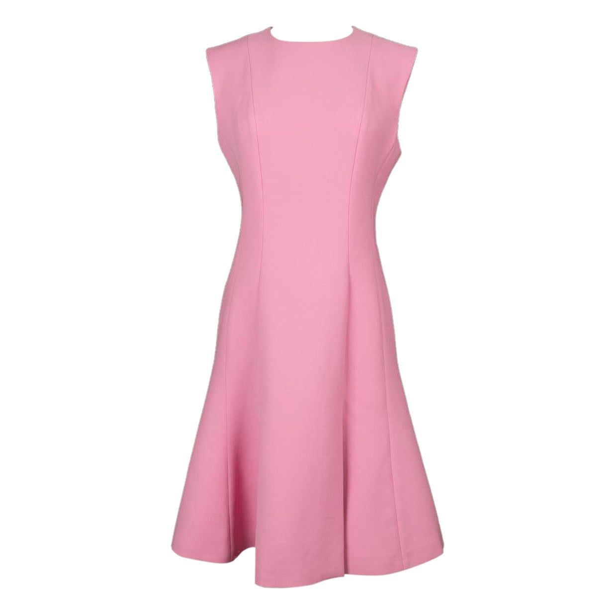 Dior Kurzes rosafarbenes Wollkleid im Angebot