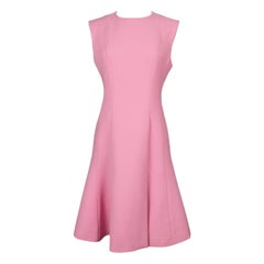Dior - Robe courte en laine rose