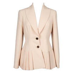Dior Pale Pink Wool and Silk Jacket