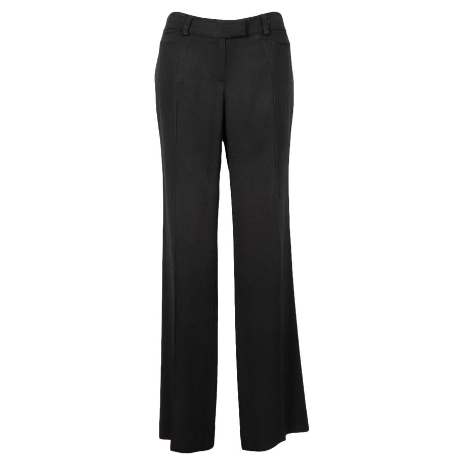 Pantalon noir Christian Dior en vente