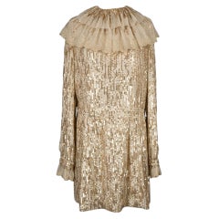 Saint Laurent Silk and Cotton Dress