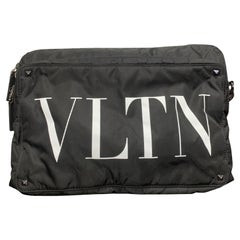 Valentino Tracolla Nylon Nero Borsa A Tracolla